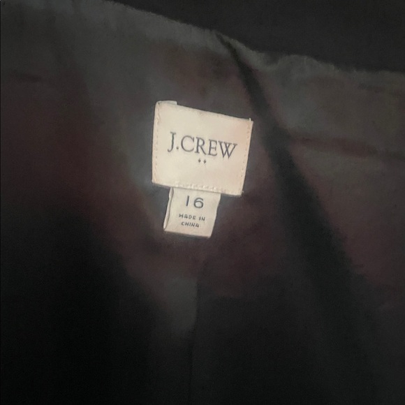 Elegant Black Women's Coat JCREW SIZE 16 WOOL COAT —WORN 2’s - Picture 6 of 8